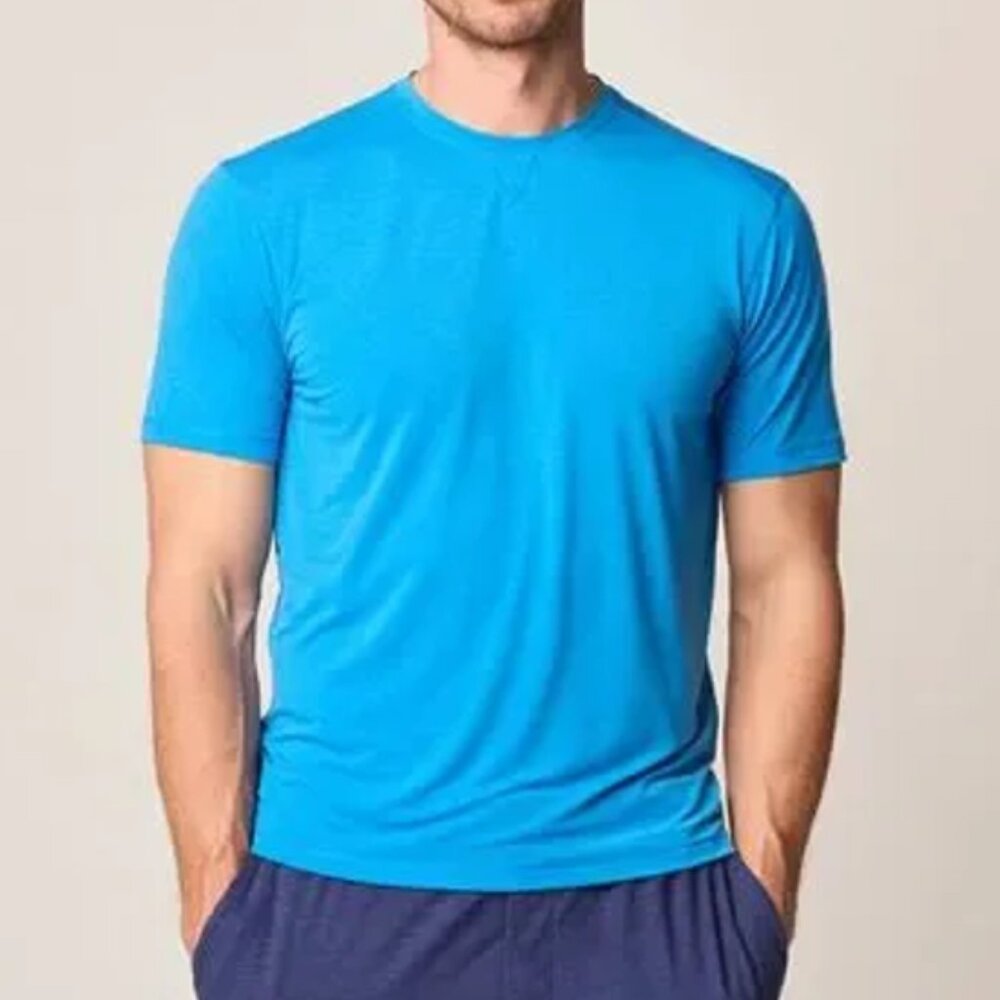 Johnnie-O The Course Performance Short Sleeve Performance T-Shirt Victory Blue S